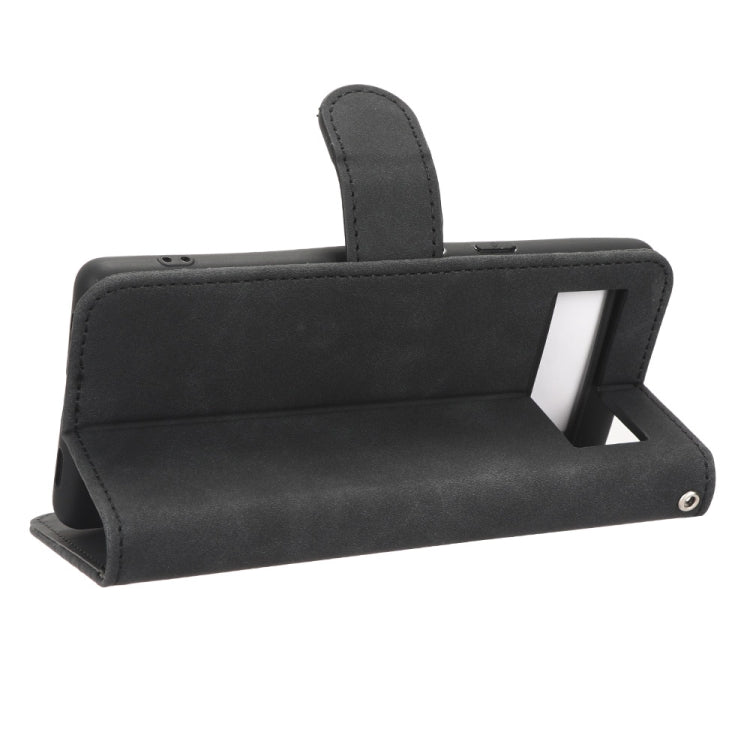 For Google Pixel 7a Skin Feel Magnetic Flip Leather Phone Case