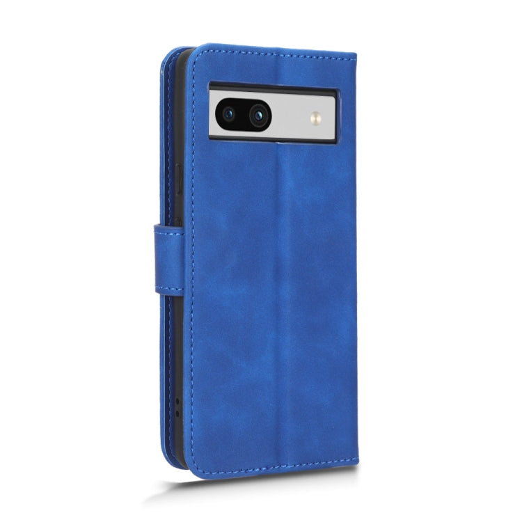For Google Pixel 7a Skin Feel Magnetic Flip Leather Phone Case