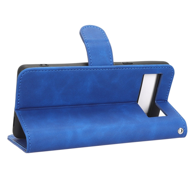 For Google Pixel 7a Skin Feel Magnetic Flip Leather Phone Case