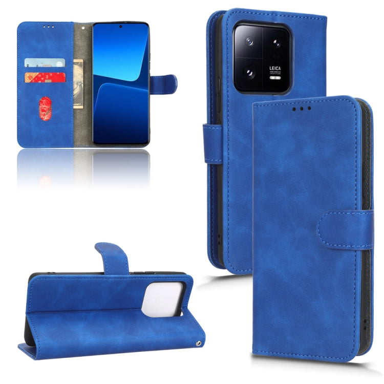 For Xiaomi 13 Pro Skin Feel Magnetic Flip Leather Phone Case