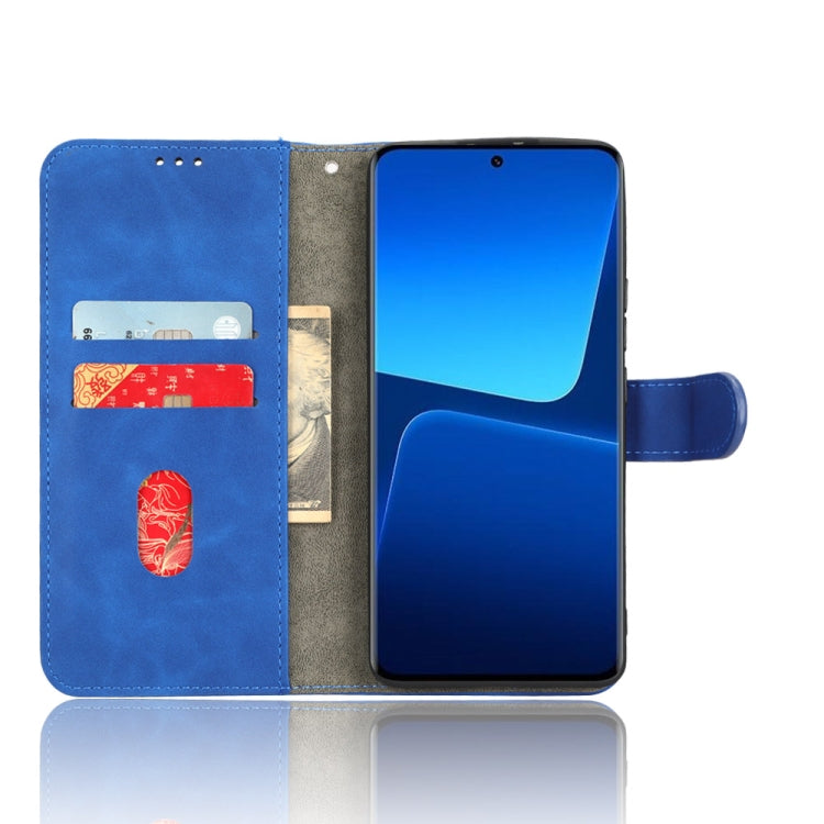 For Xiaomi 13 Pro Skin Feel Magnetic Flip Leather Phone Case