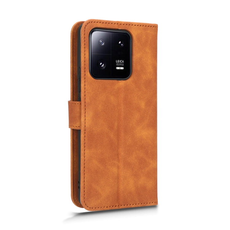 For Xiaomi 13 Pro Skin Feel Magnetic Flip Leather Phone Case