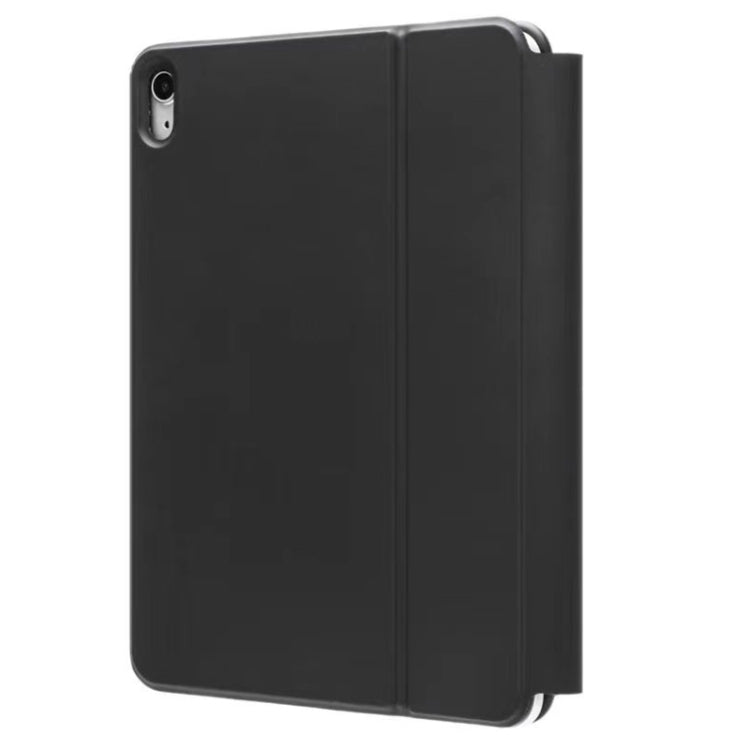 For iPad 10th Gen 10.9 2022 Bluetooth Keyboard Leather Case with Touch Pad(Black)