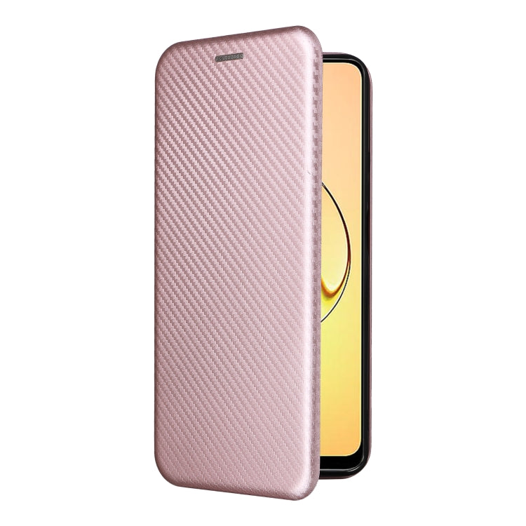 For Realme 10 4G Carbon Fiber Texture Flip Leather Phone Case