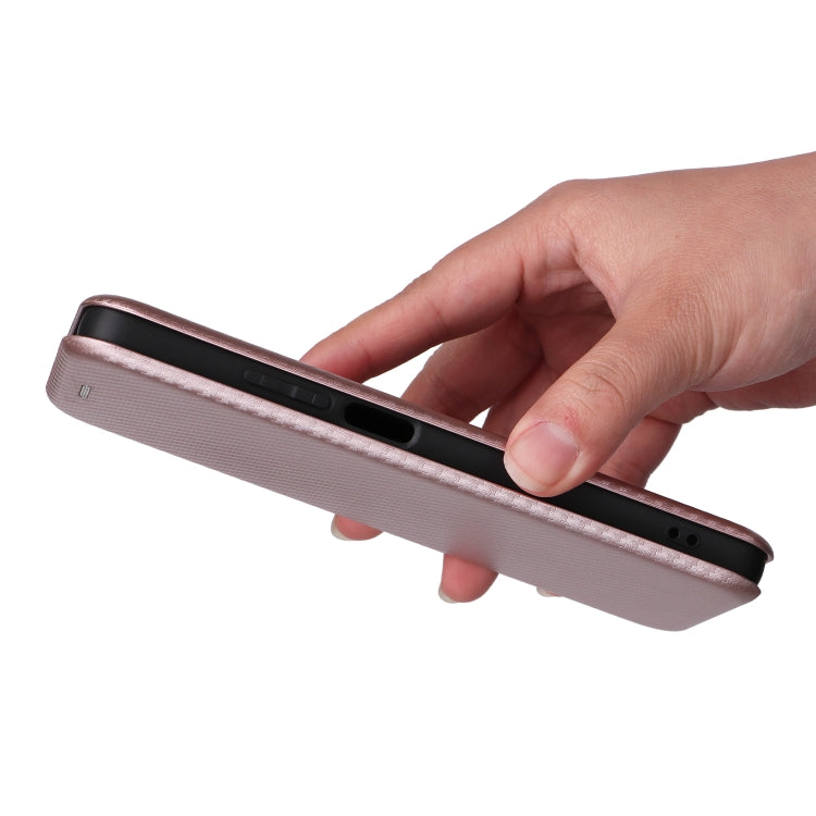 For Realme 10 Pro Carbon Fiber Texture Flip Leather Phone Case