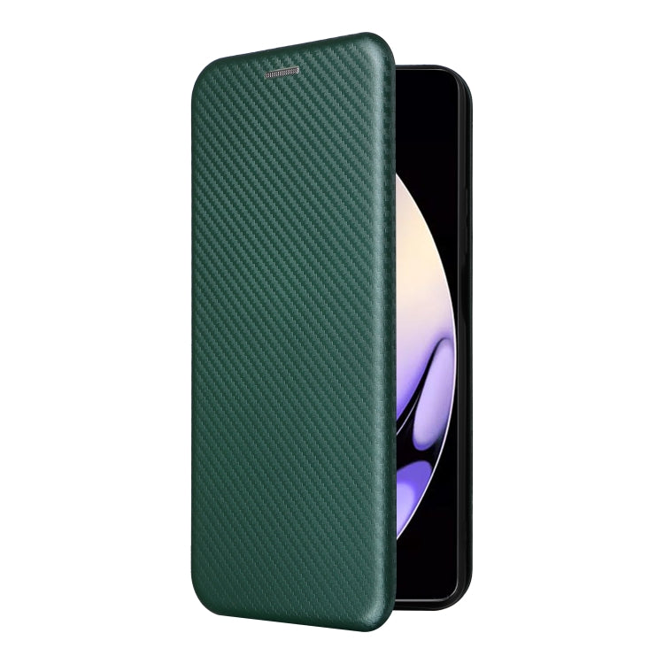 For Realme 10 Pro Carbon Fiber Texture Flip Leather Phone Case