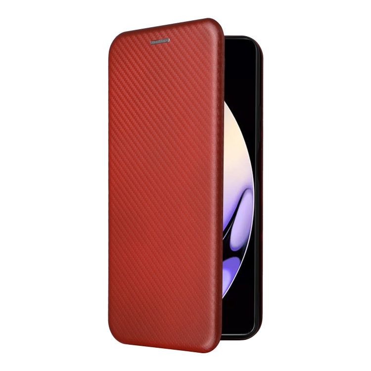 For Realme 10 Pro Carbon Fiber Texture Flip Leather Phone Case