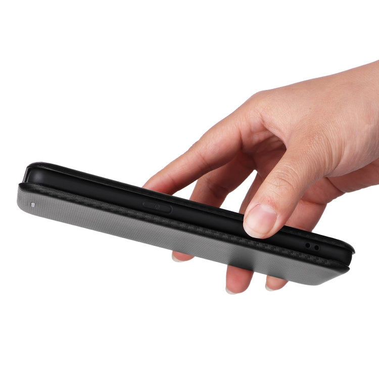 For OPPO Reno9 / Reno9 Pro 5G Carbon Fiber Texture Flip Leather Phone Case