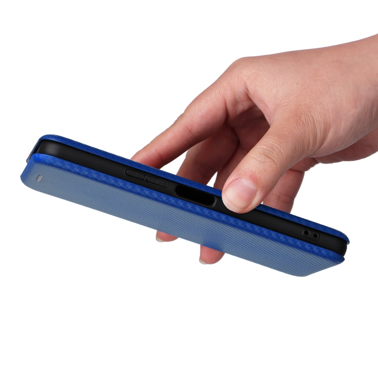 For Fujitsu Arrows N F-51C Carbon Fiber Texture Flip Leather Phone Case