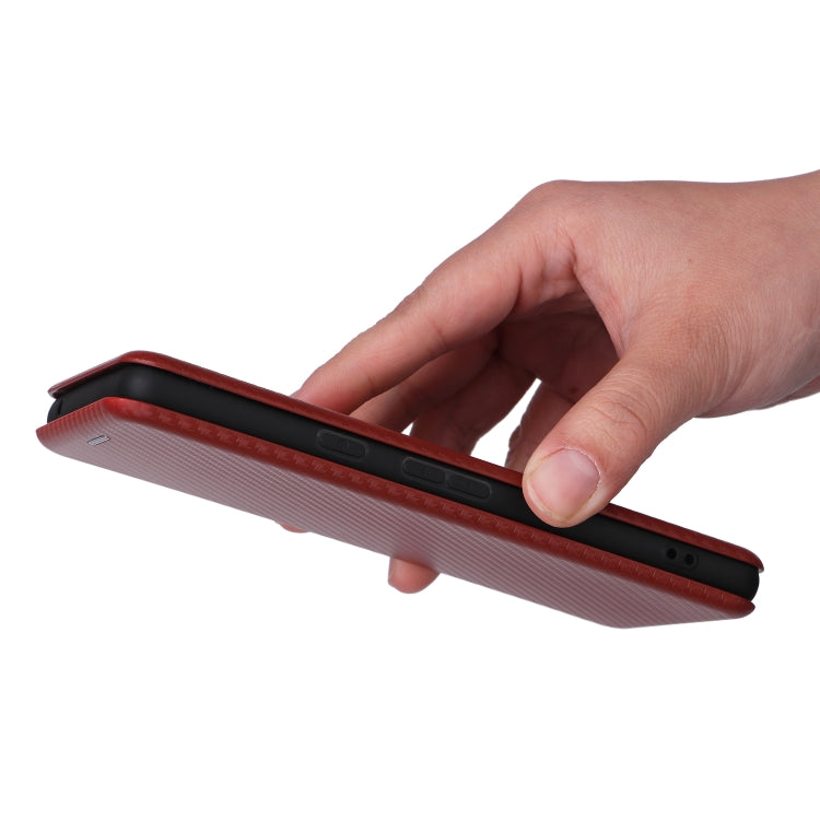 For Google Pixel 7a Carbon Fiber Texture Flip Leather Phone Case