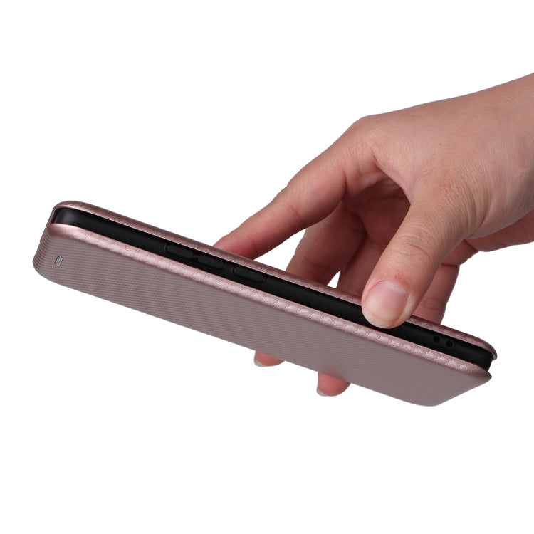 For Huawei nova 10 Carbon Fiber Texture Flip Leather Phone Case