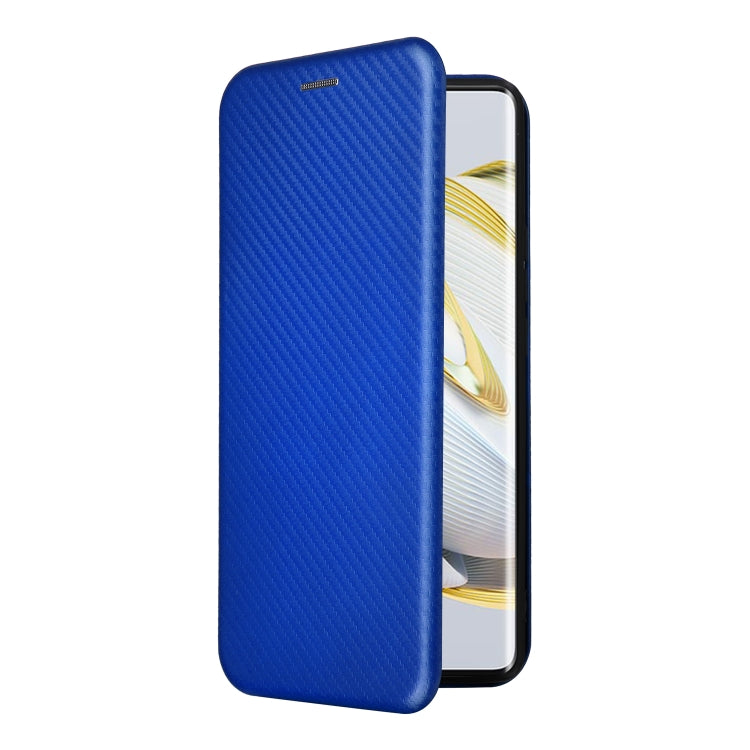 For Huawei nova 10 Carbon Fiber Texture Flip Leather Phone Case