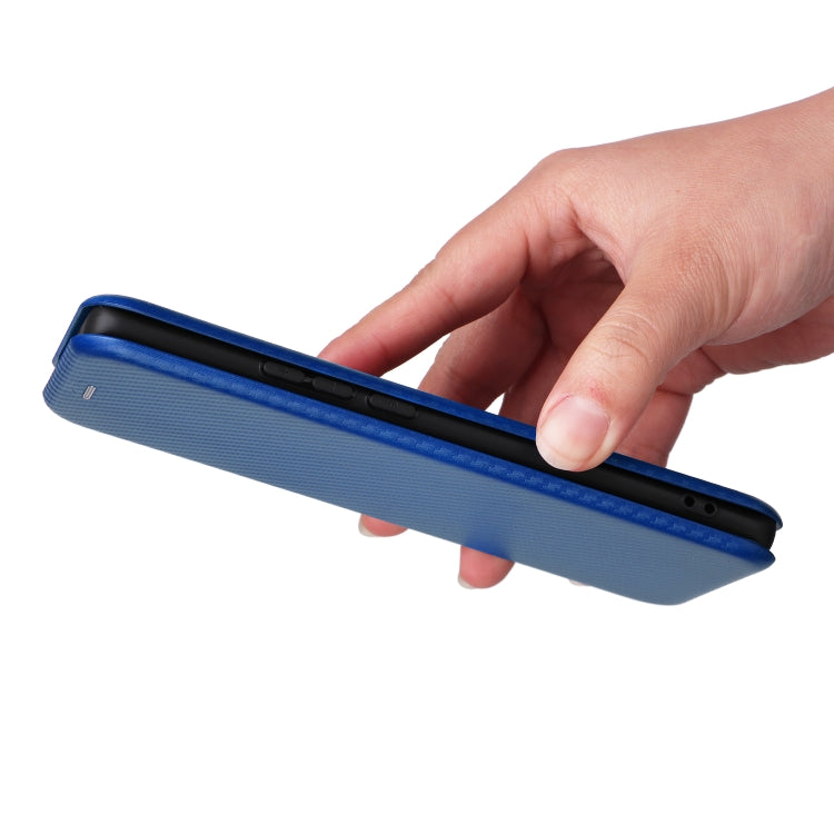 For Huawei nova 10 Carbon Fiber Texture Flip Leather Phone Case