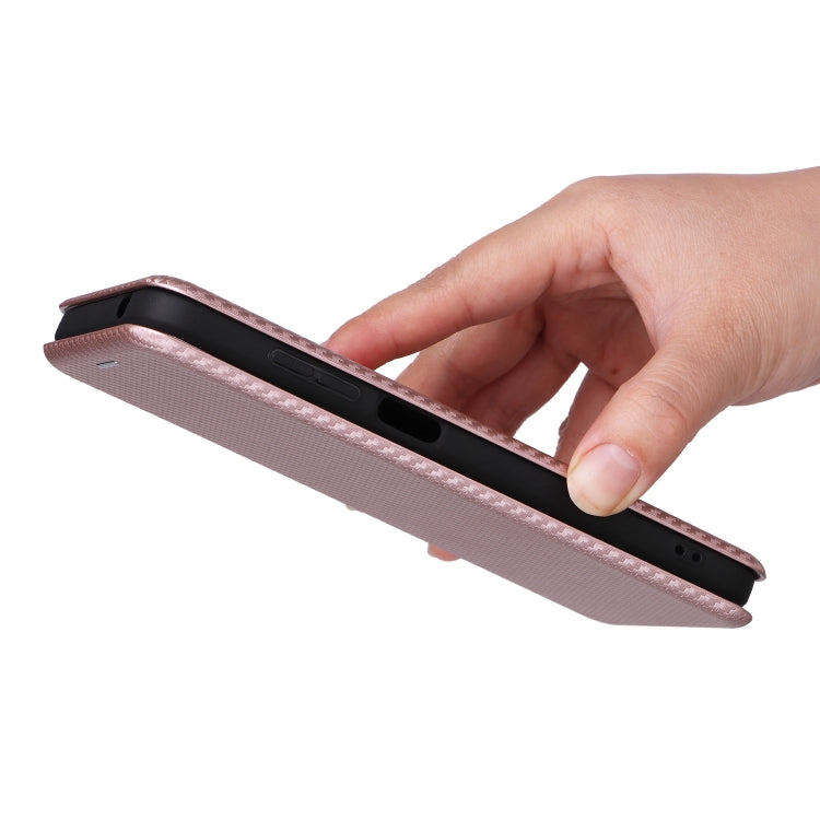 For Ulefone Note 14 Carbon Fiber Texture Flip Leather Phone Case