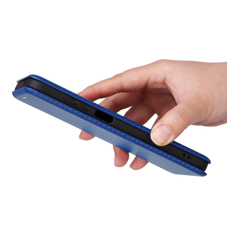 For Ulefone Note 14 Carbon Fiber Texture Flip Leather Phone Case