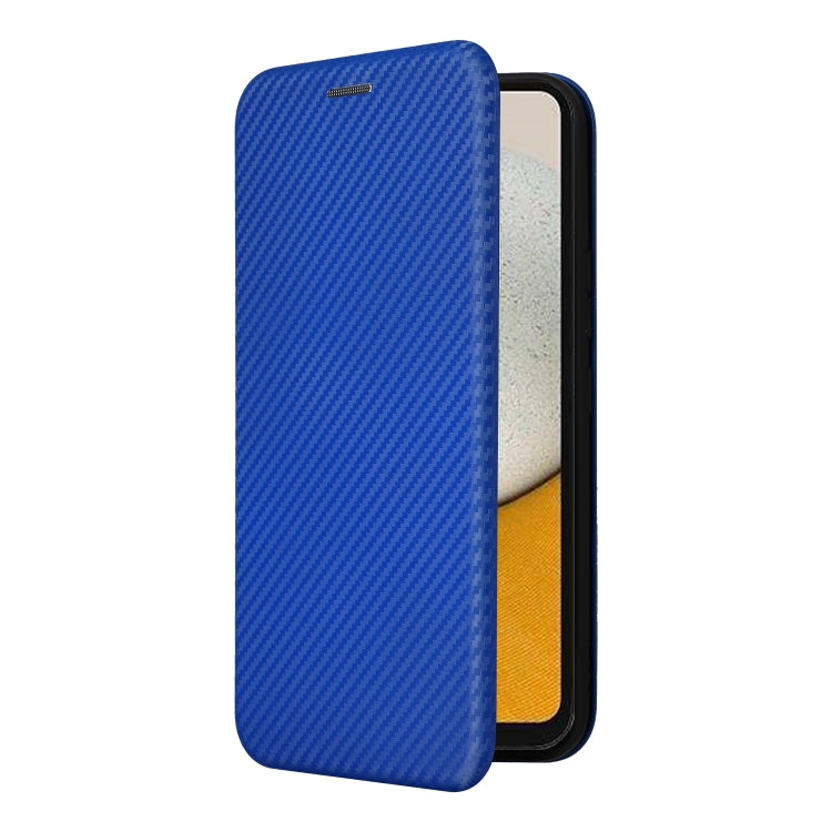 For Samsung Galaxy A34 5G Carbon Fiber Texture Flip Leather Phone Case