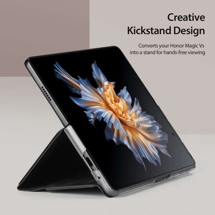 For Honor Magic Vs DUX DUCIS Bril Series PU + TPU Phone Case(Black)