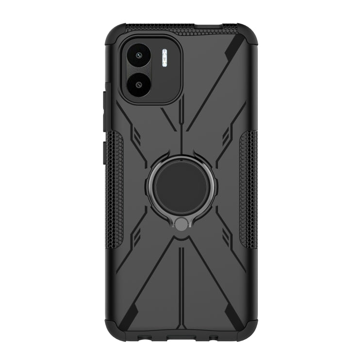 For Xiaomi Redmi A1 4G Armor Bear Shockproof PC + TPU Phone Case with Ring