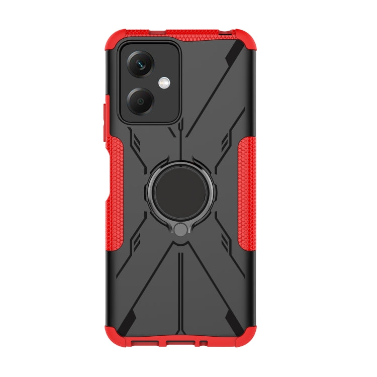 For Xiaomi Redmi Note 12 5G Armor Bear Shockproof PC + TPU Phone Case with Ring