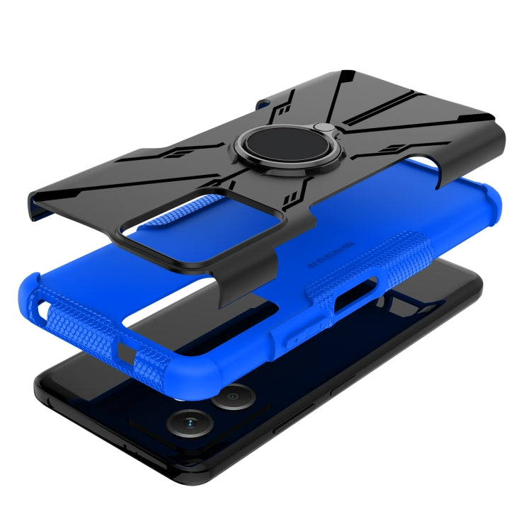 For Xiaomi Redmi Note 12 5G Armor Bear Shockproof PC + TPU Phone Case with Ring