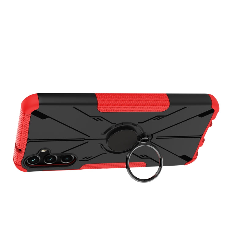 For Samsung Galaxy A14 5G Armor Bear Shockproof PC + TPU Phone Case with Ring