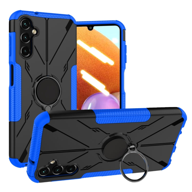For Samsung Galaxy A14 5G Armor Bear Shockproof PC + TPU Phone Case with Ring
