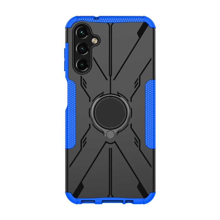 For Samsung Galaxy A14 5G Armor Bear Shockproof PC + TPU Phone Case with Ring