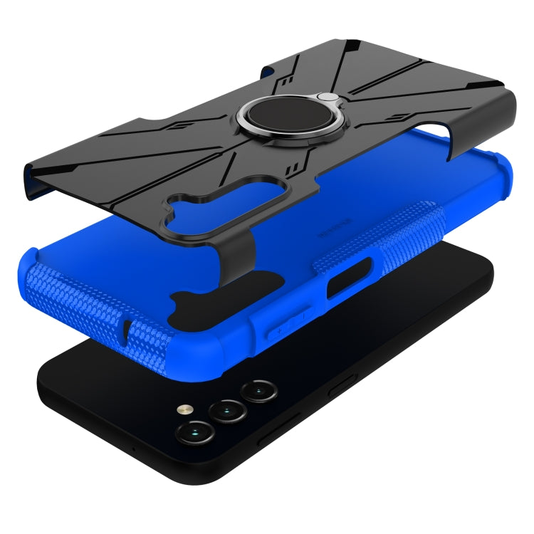 For Samsung Galaxy A14 5G Armor Bear Shockproof PC + TPU Phone Case with Ring