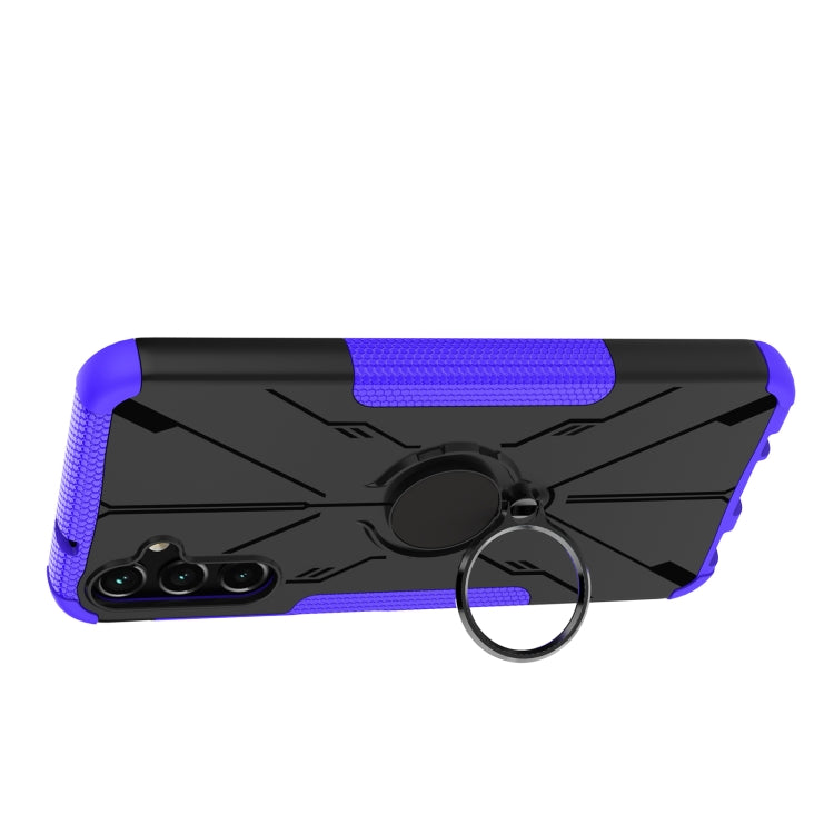 For Samsung Galaxy A14 5G Armor Bear Shockproof PC + TPU Phone Case with Ring