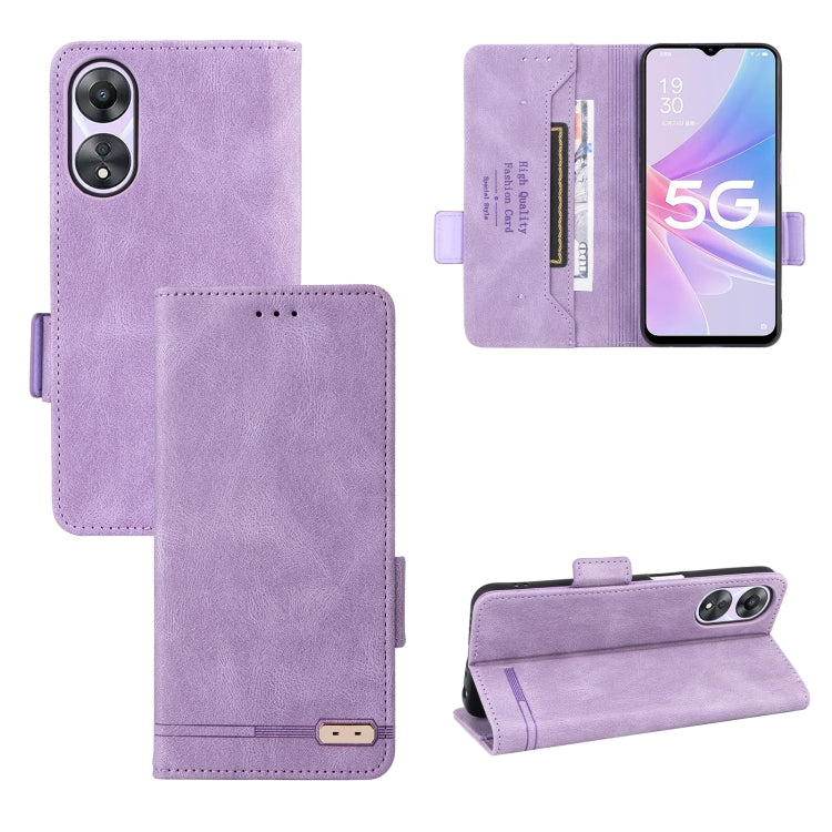 For OPPO A58 5G Magnetic Clasp Leather Phone Case