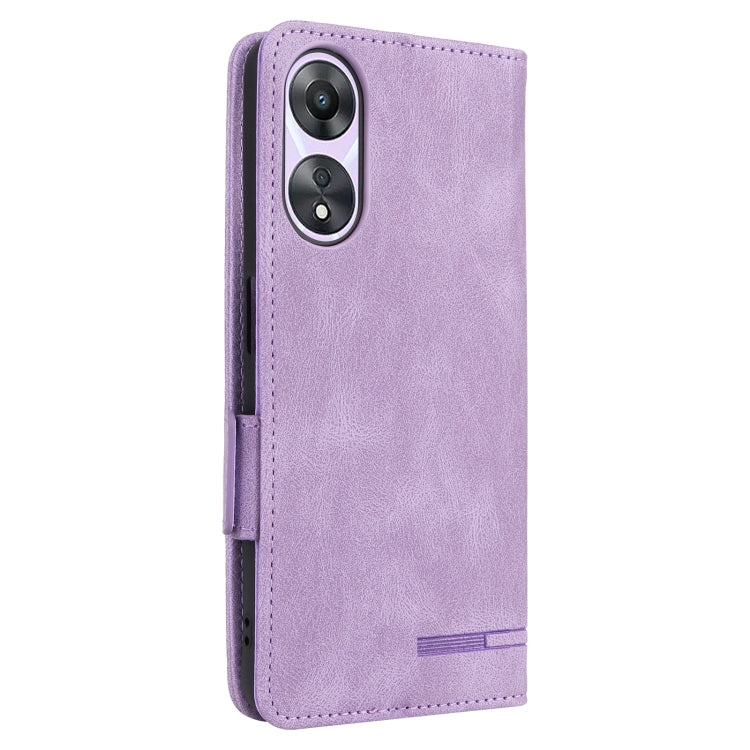 For OPPO A58 5G Magnetic Clasp Leather Phone Case