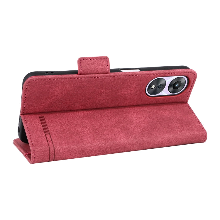 For OPPO A58 5G Magnetic Clasp Leather Phone Case