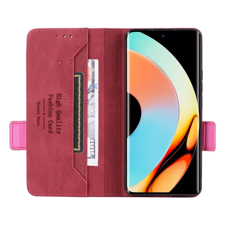 For Realme 10 Pro+ Magnetic Clasp Leather Phone Case