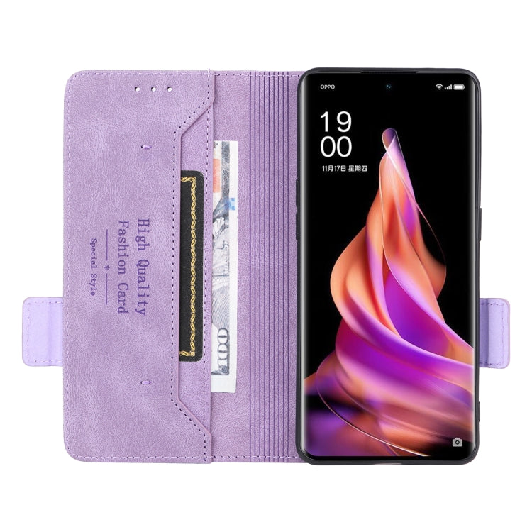 For OPPO Reno9 / Reno9 Pro 5G Magnetic Clasp Leather Phone Case