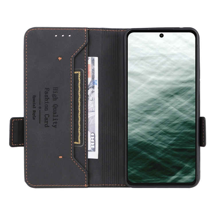 For Fujitsu Arrows N F-51C Magnetic Clasp Leather Phone Case