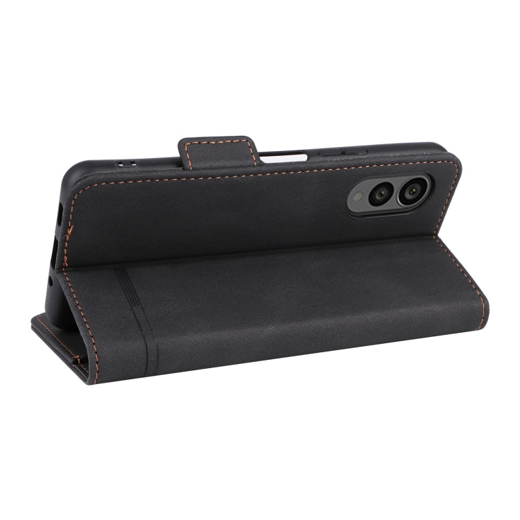 For Fujitsu Arrows N F-51C Magnetic Clasp Leather Phone Case