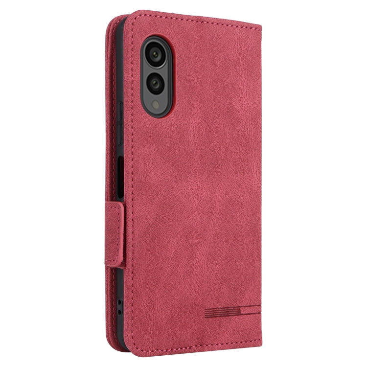 For Fujitsu Arrows N F-51C Magnetic Clasp Leather Phone Case