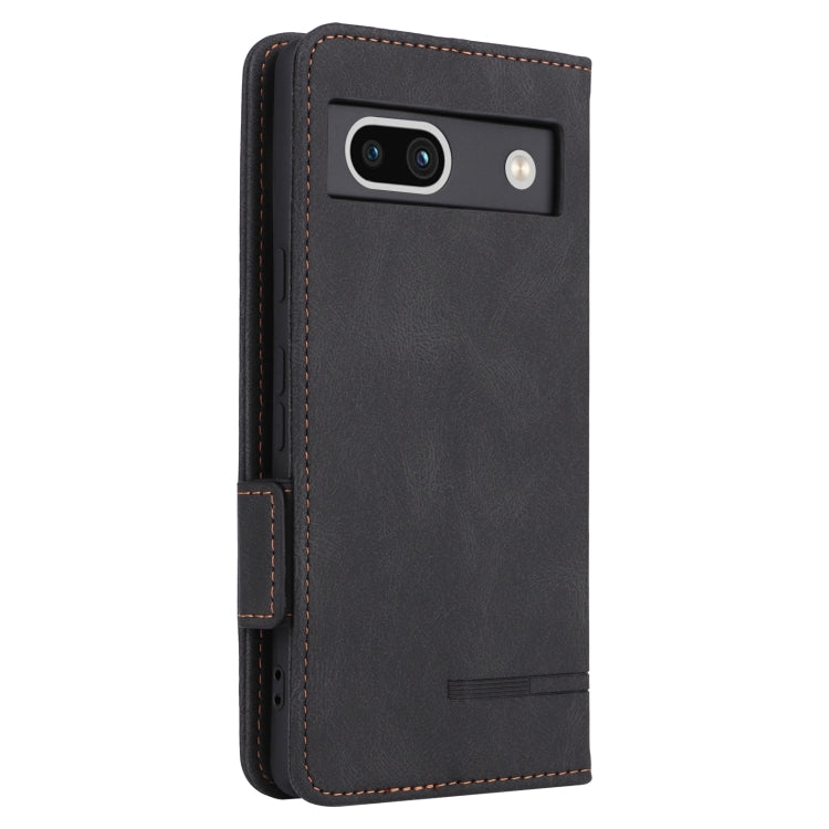 For Google Pixel 7a Magnetic Clasp Leather Phone Case