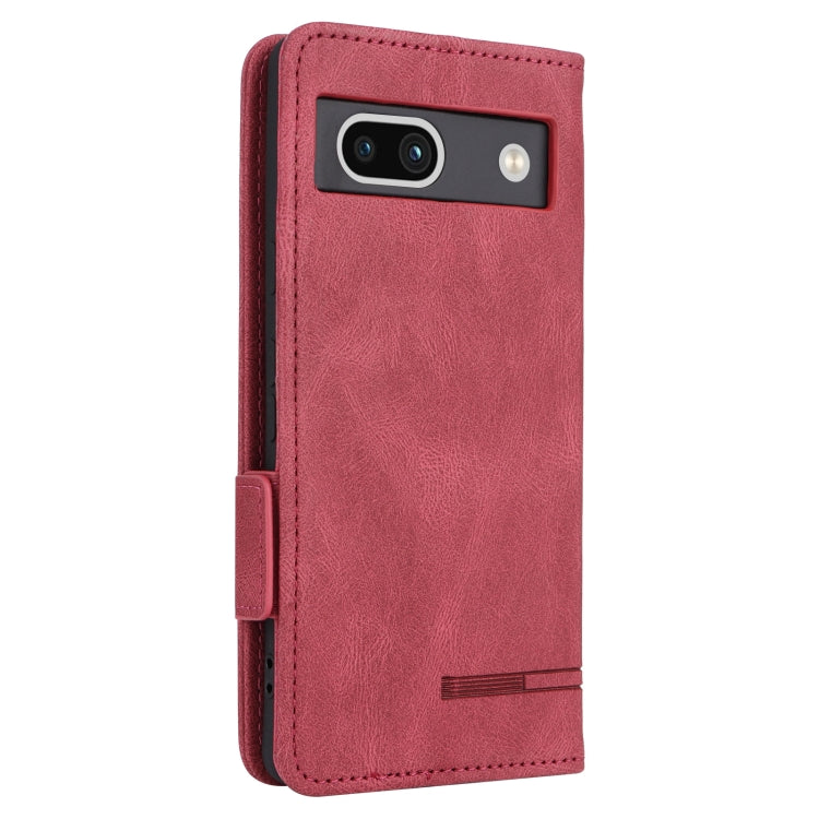 For Google Pixel 7a Magnetic Clasp Leather Phone Case