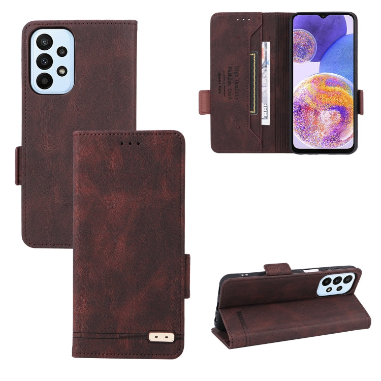 For Samsung Galaxy A23e 5G / A23 5G Magnetic Clasp Leather Phone Case