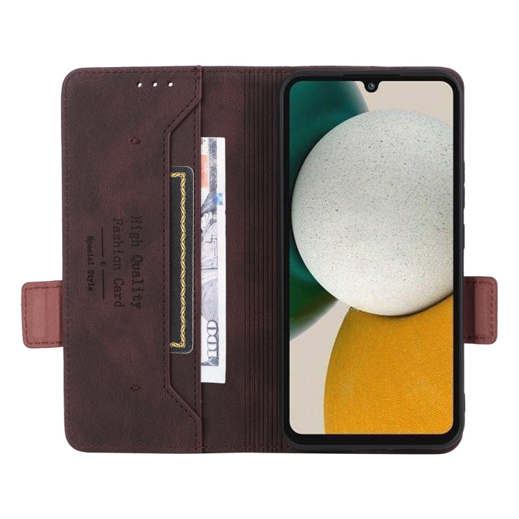 For Samsung Galaxy A34 5G Magnetic Clasp Leather Phone Case