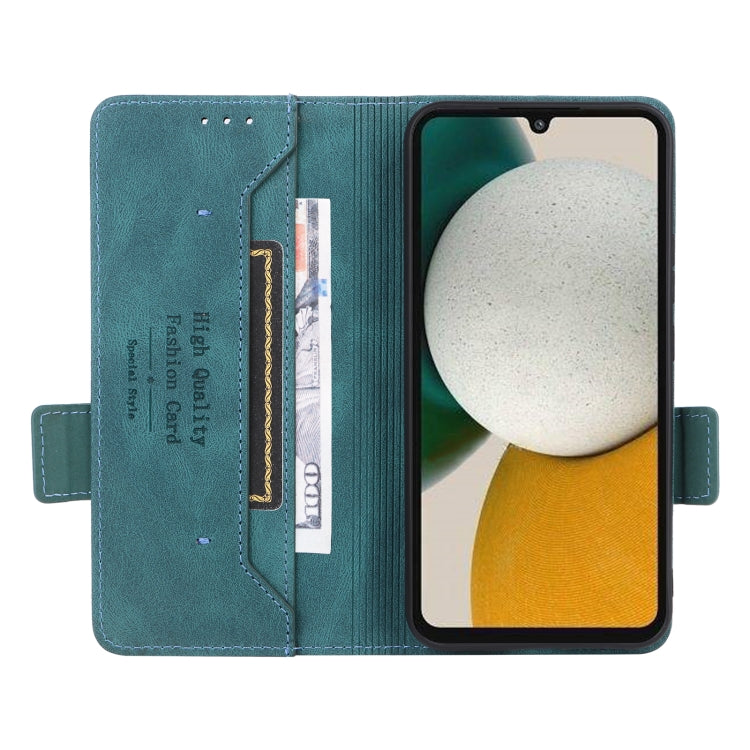 For Samsung Galaxy A34 5G Magnetic Clasp Leather Phone Case