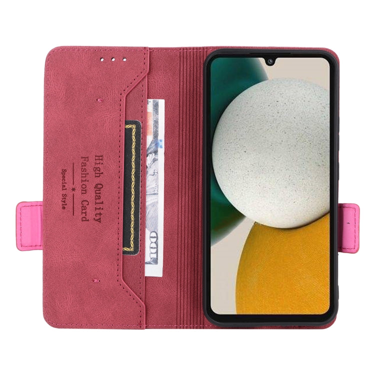 For Samsung Galaxy A34 5G Magnetic Clasp Leather Phone Case