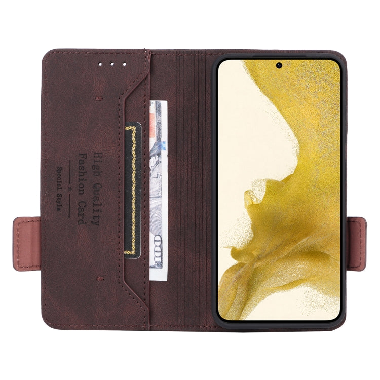 For Samsung Galaxy S23+ 5G Magnetic Clasp Leather Phone Case