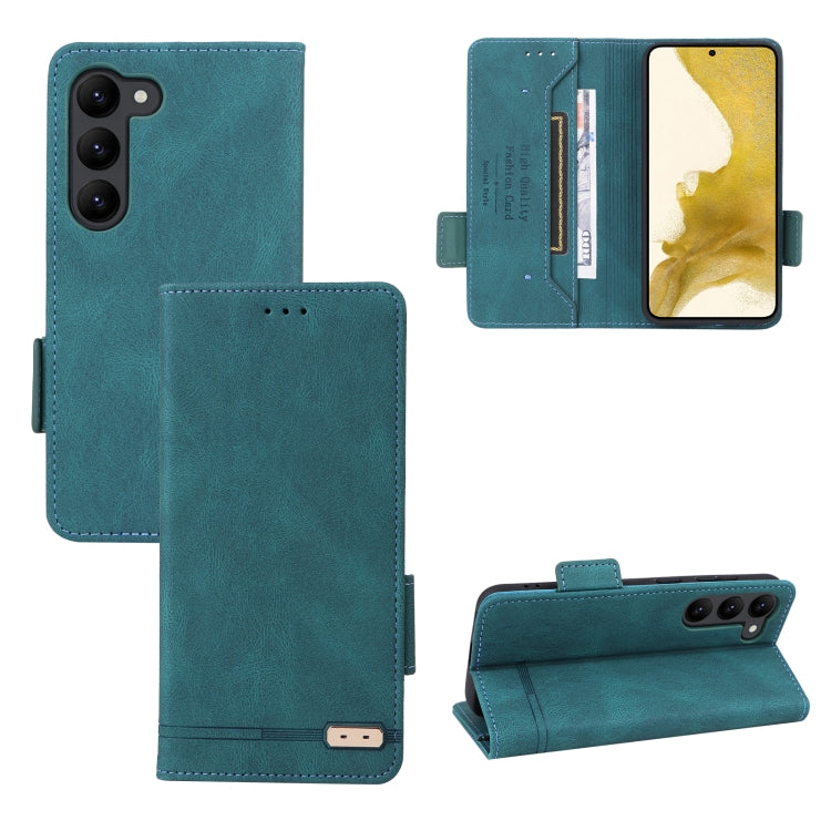 For Samsung Galaxy S23+ 5G Magnetic Clasp Leather Phone Case