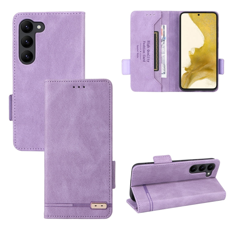 For Samsung Galaxy S23+ 5G Magnetic Clasp Leather Phone Case