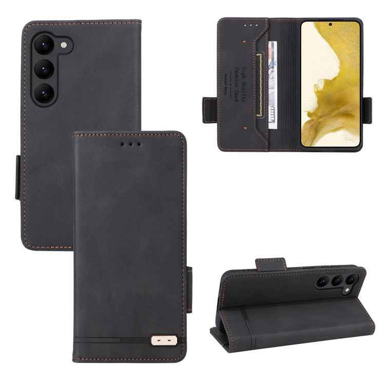For Samsung Galaxy S23+ 5G Magnetic Clasp Leather Phone Case