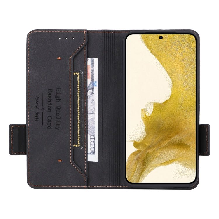 For Samsung Galaxy S23+ 5G Magnetic Clasp Leather Phone Case