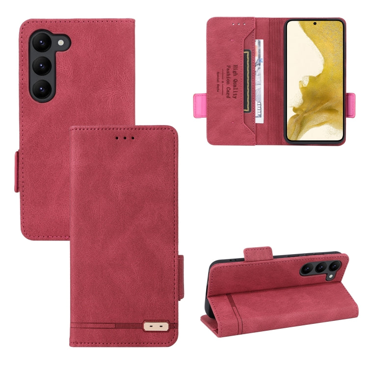 For Samsung Galaxy S23+ 5G Magnetic Clasp Leather Phone Case