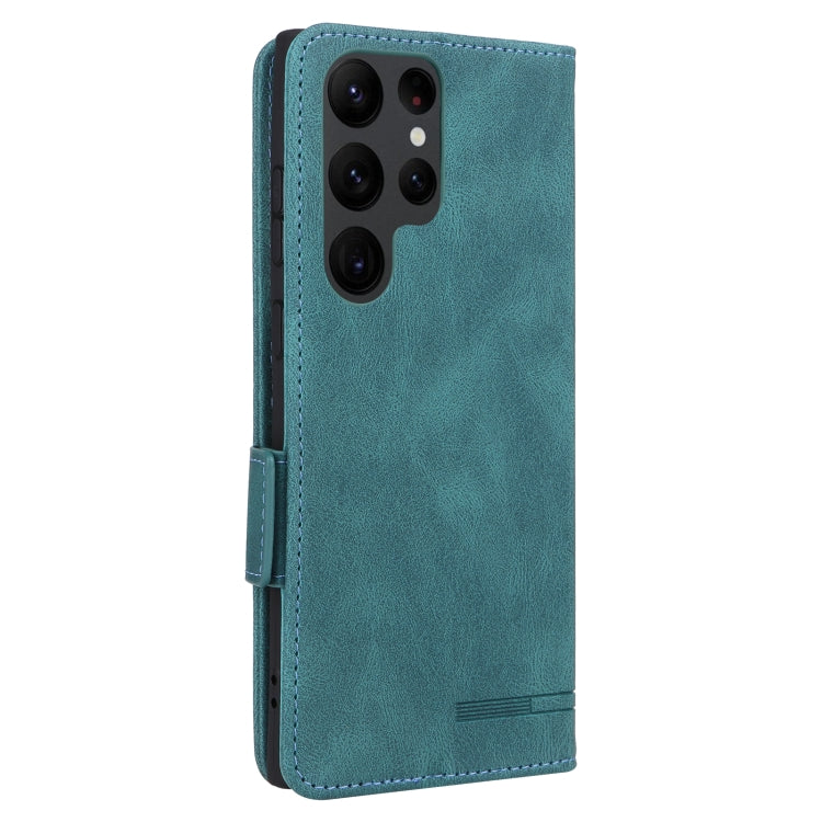 For Samsung Galaxy S23 Ultra 5G Magnetic Clasp Leather Phone Case